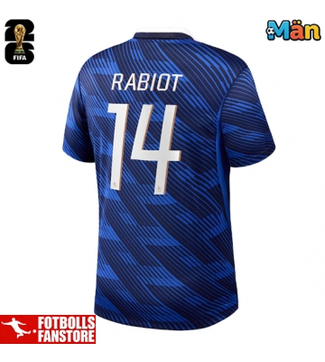 Frankrike Adrien Rabiot #14 Hemmatröja VM 2026 Kortärmad